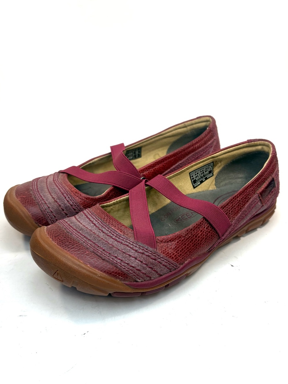 KEEN Red Mary Jane Flats | 6.5